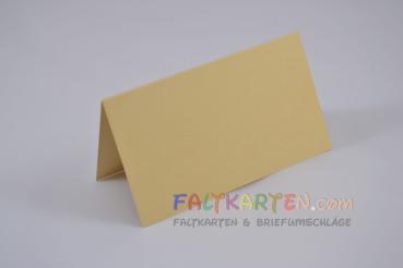 Tischkarte - Platzkarte 9 x 5 cm 240g/m² in cappuccino