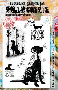 AALL and Create - Stempelset A5 "Canine Dreams" Clear Stamps
