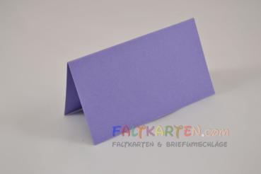 Tischkarte - Platzkarte 9 x 5 cm 240g/m² in violett