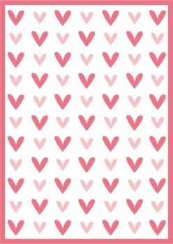 Studio Light - Schablone "Heart Pattern " Stencil  