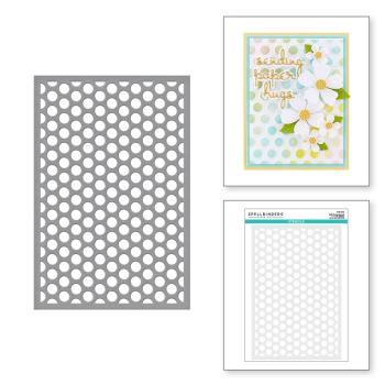 Spellbinders - Schablone "Puff Dotty" Stencil