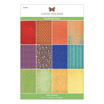 Spellbinders - Designpapier "Petite Patterns" Paper Pad 6x9 Inch - 24 Bogen