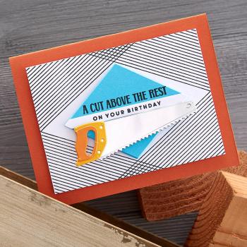 Spellbinders - Stempelset & Stanzschablone "A Cut Above the Rest Sentiments" Clear Stamps & Dies