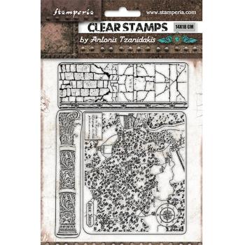 Stamperia - Stempelset "Bricks" Clear Stamps