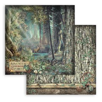 Stamperia - Designpapier "Magic Forest" Paper Pack 12x12 Inch - 10 Bogen