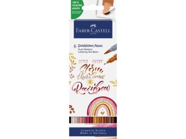 Faber-Castell - Aquarellstifte "Goldfaber Aqua Dual Markers Boho"