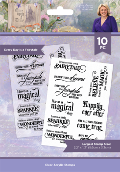 Crafters Companion - Stempelset "Every Day is a Fairytale" Clear Stamps