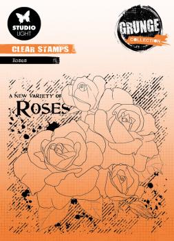 Studio Light - Stempel "Roses" Clear Stamps Grunge Collection
