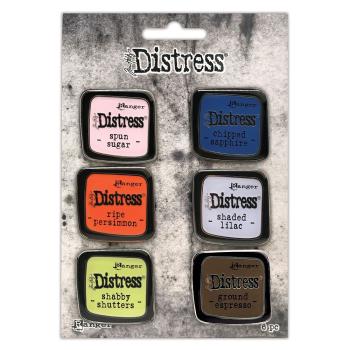 Ranger - Tim Holtz - Anstecknadel "Distress Ink Pad Pin Set 6"