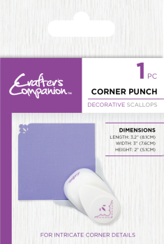 Crafters Companion - Handstaner "Decorative Scallops" Corner Punch