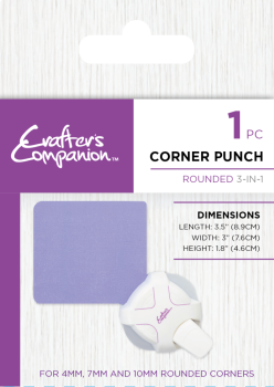 Crafters Companion - Handstaner "Rounded 3-in-1" Corner Punch