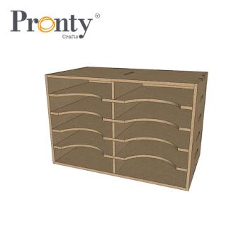 Pronty Crafts - MDF Organizer Grundbox für Stempelkissen "Basic Box Ink Storage"