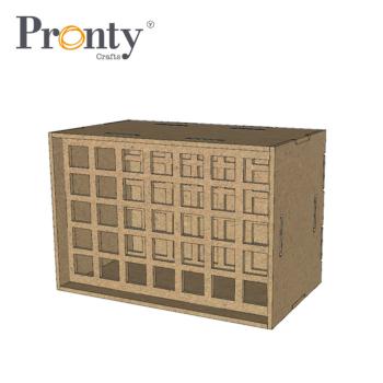 Pronty Crafts - MDF Organizer Grundbox für Stifte "Organizer Basic Box Markers"