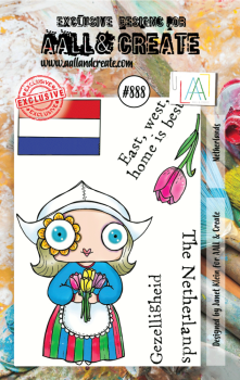 AALL and Create - Stempelset A7 "Netherlands" Clear Stamps