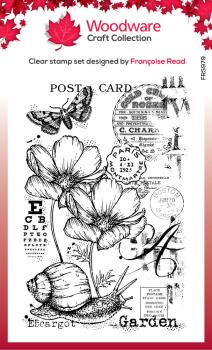 Woodware - Stempel "Garden Snail" Clear Stamps