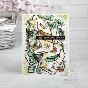 Woodware - Stempel "Two Tags" Clear Stamps
