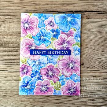 Creative Expressions - Stempel A6 "Speckled Blooms" Clear Stamps