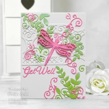 Creative Expressions - Stanzschablone "Wings of Wonder Butterfly Trellis Panel" Craft Dies