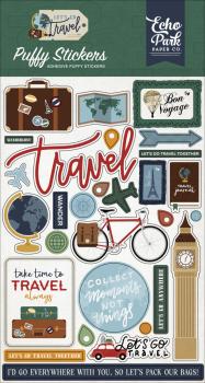 Echo Park - Aufkleber "Let's Go Travel" Stickers