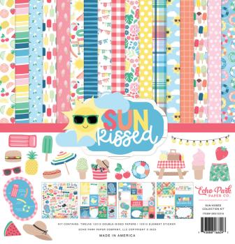 Echo Park - Designpapier "Sun Kissed" Collection Kit 12x12 Inch - 12 Bogen