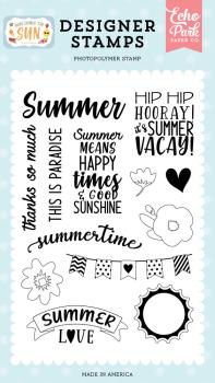 Echo Park - Stempelset "Summer Love Designer" Clear Stamps