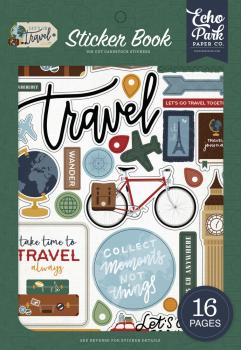 Echo Park - Aufkleber "Let's Go Travel" Sticker 