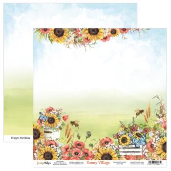 ScrapBoys - Designpapier "Sunny Village" Paper Pack 12x12 Inch - 12 Bogen