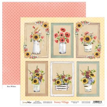 ScrapBoys - Designpapier "Sunny Village" Paper Pack 12x12 Inch - 12 Bogen