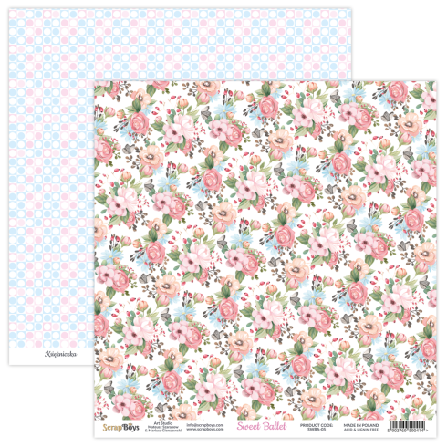 ScrapBoys - Designpapier "Sweet Ballet" Paper Pack 6x6 Inch - 24 Bogen