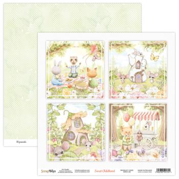 ScrapBoys - Designpapier "Sweet Childhood" Paper Pack 6x6 Inch - 24 Bogen
