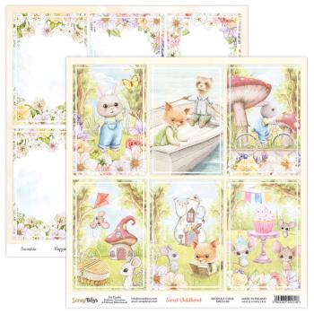 ScrapBoys - Designpapier "Sweet Childhood" Paper Pack 6x6 Inch - 24 Bogen