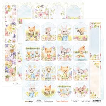 ScrapBoys - Designpapier "Sweet Childhood" Paper Pack 6x6 Inch - 24 Bogen