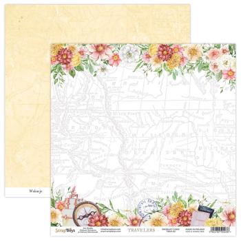 ScrapBoys - Designpapier "Travelers" Paper Pack 6x6 Inch - 24 Bogen