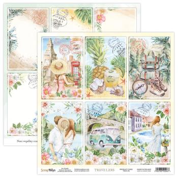ScrapBoys - Designpapier "Travelers" Paper Pack 6x6 Inch - 24 Bogen