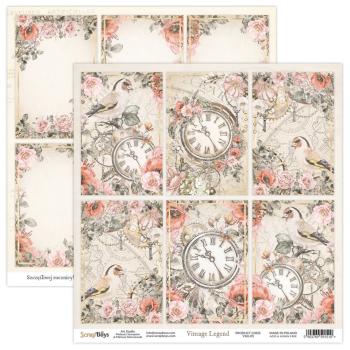 ScrapBoys - Designpapier "Vintage Legend" Paper Pack 6x6 Inch - 24 Bogen