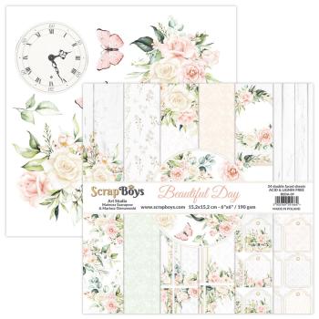 ScrapBoys - Designpapier "Beautiful Day" Paper Pack 6x6 Inch - 24 Bogen