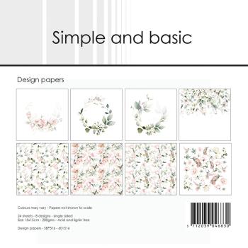 Simple and Basic - Designpapier "Soft Spring" Paper Pack 6x6 Inch - 24 Bogen 