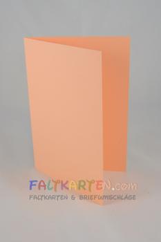 Doppelkarte - Faltkarte 240g/m² DIN A5 in salmon