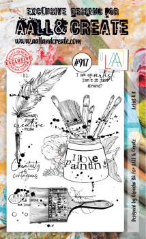 AALL and Create - Stempelset A6 "Artist Kit" Clear Stamps