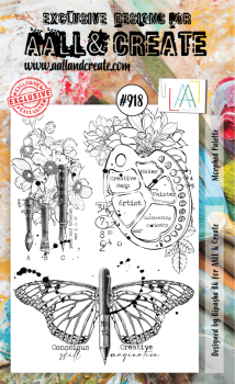AALL and Create - Stempelset A6 "Morphed Palette" Clear Stamps