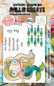 AALL and Create - Stempelset A7 "Ocean Girl" Clear Stamps