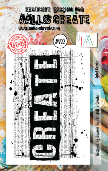 AALL and Create - Stempel A7 "Splat Create" Clear Stamps