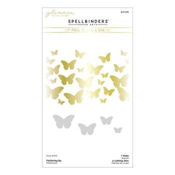 Spellbinders - Glimmer Hot Foil Plate "Fluttering By"