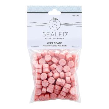 Spellbinders - Wachsperlen "Peachy Pink" Wax Beads