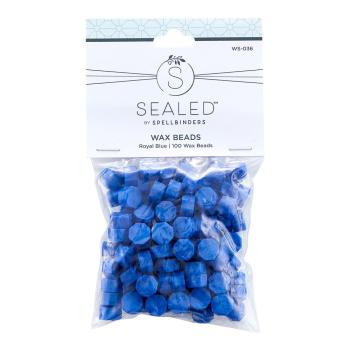 Spellbinders - Wachsperlen "Royal Blue" Wax Beads