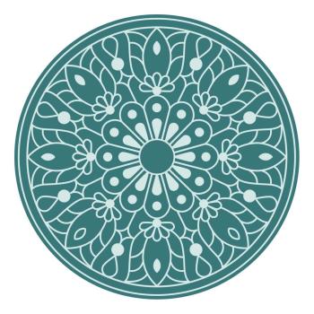 Spellbinders - Wachssiegel Stempel "Mandala" Waxs Seal Stamp