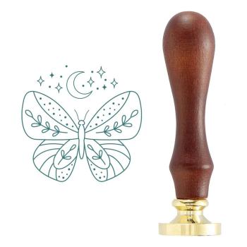 Spellbinders - Wachssiegel Stempel "Mystic Butterfly" Waxs Seal Stamp