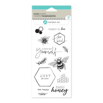 Hampton Art - Stempelset "Hello Honey" Clear Stamps