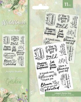 Crafters Companion - Stempelset "Stay Wild" Clear Stamps