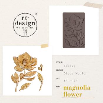 Re-Design with Prima - Gießform "Magnolia Flower" Mould 5x8 Inch